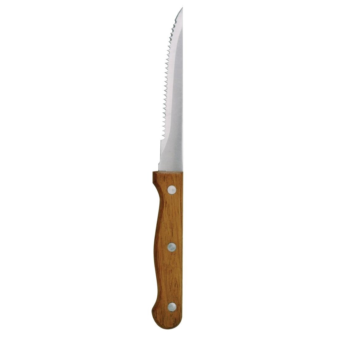 Steak Knives Wooden Handle 215mm