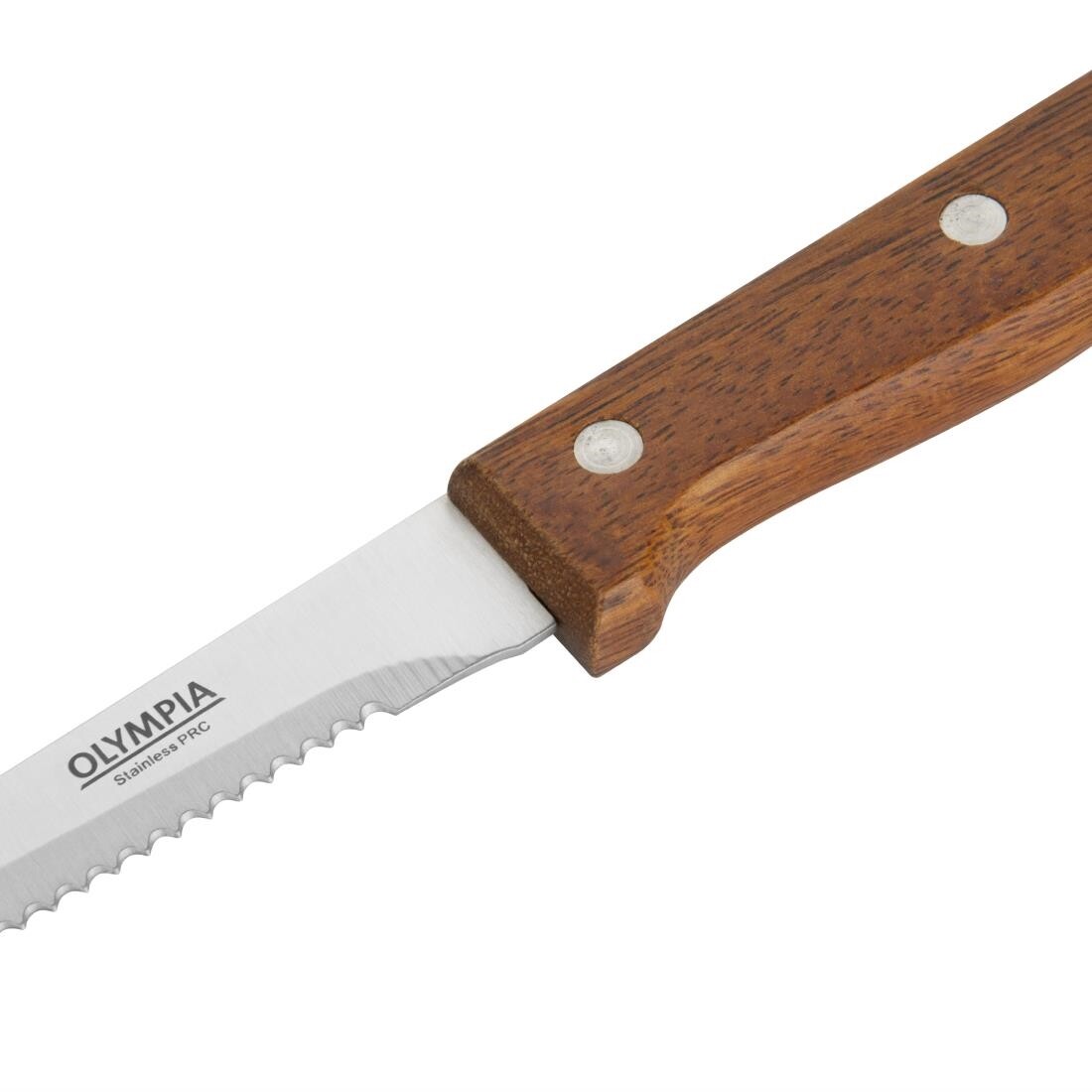 Steak Knives Wooden Handle 215mm
