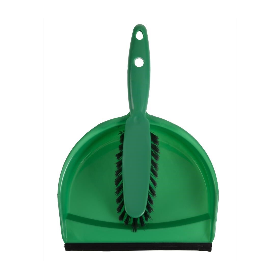 Jantex Soft Dustpan and Brush Set Green
