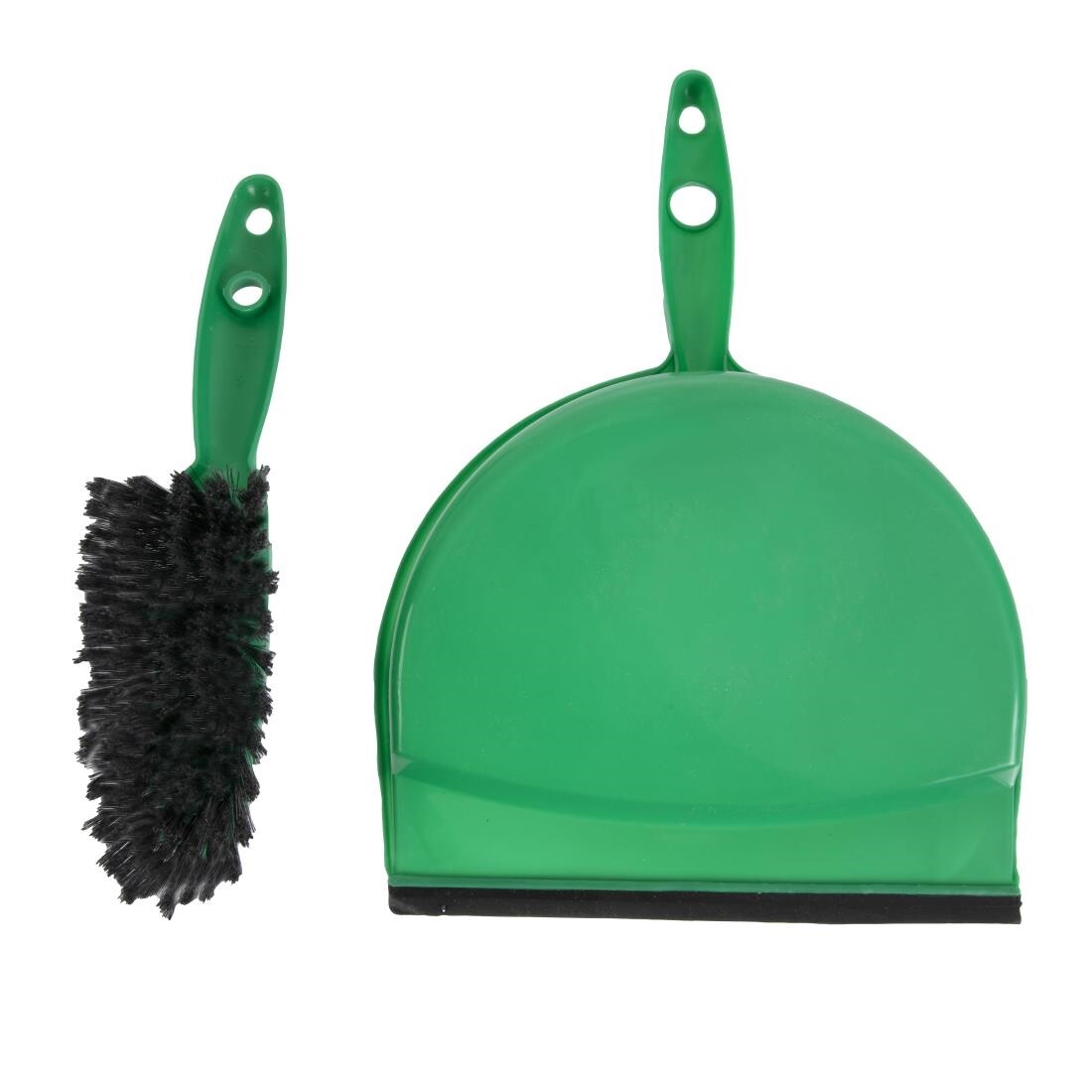 Jantex Soft Dustpan and Brush Set Green