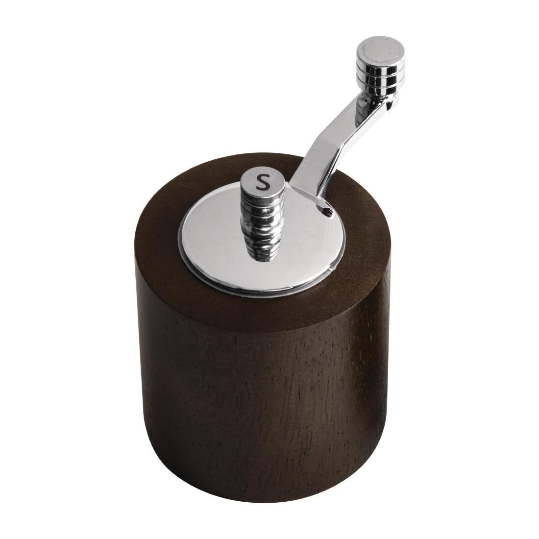 Dark Wood Salt and Pepper Mill Grinder Set