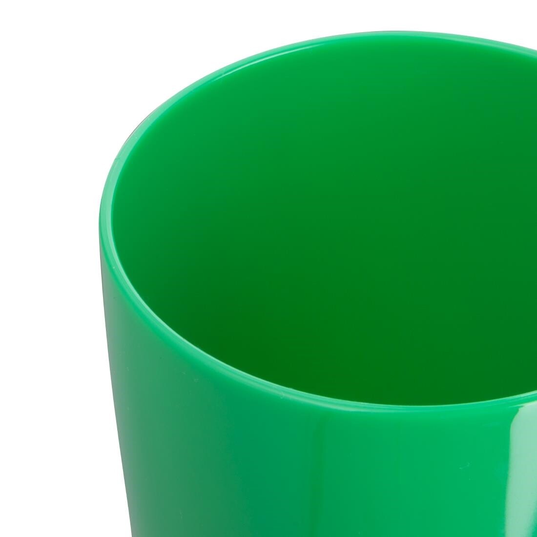 Kristallon Polycarbonate Handled Beakers Green 284ml
