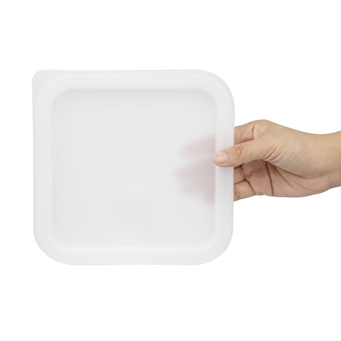 Vogue Square Lid White Small
