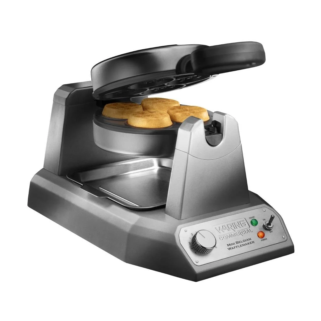 Waring Commercial Mini Belgian Waffle Maker WMB400XCK - Image 2