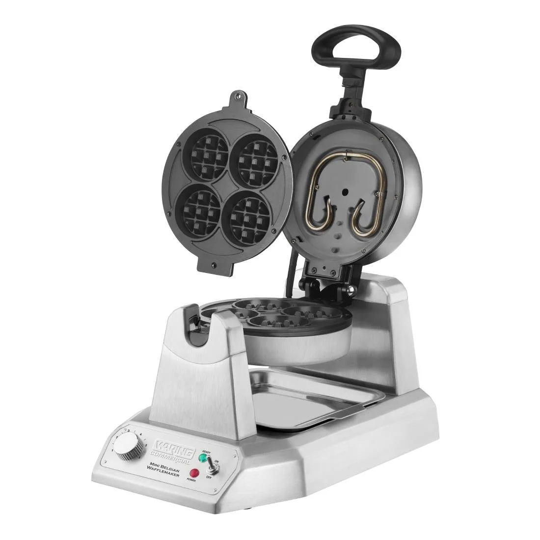 Waring Commercial Mini Belgian Waffle Maker WMB400XCK - Image 3