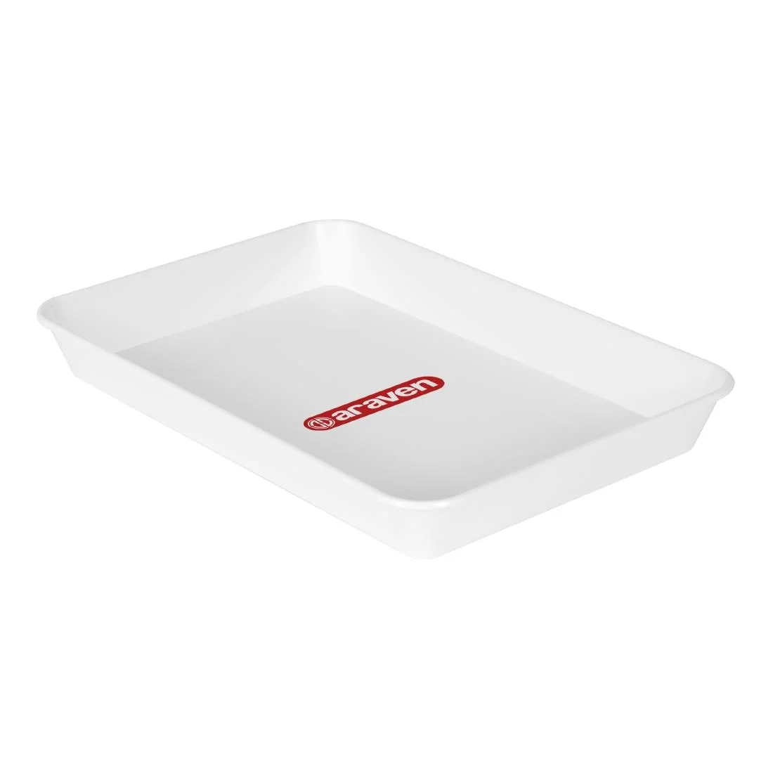 Araven Deep Food Tray 2.5Ltr White - Image 1