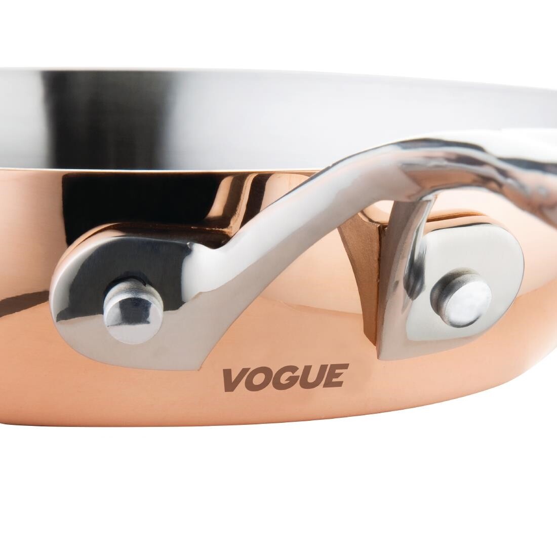 Vogue Tri Wall Copper Frying Pan 200mm