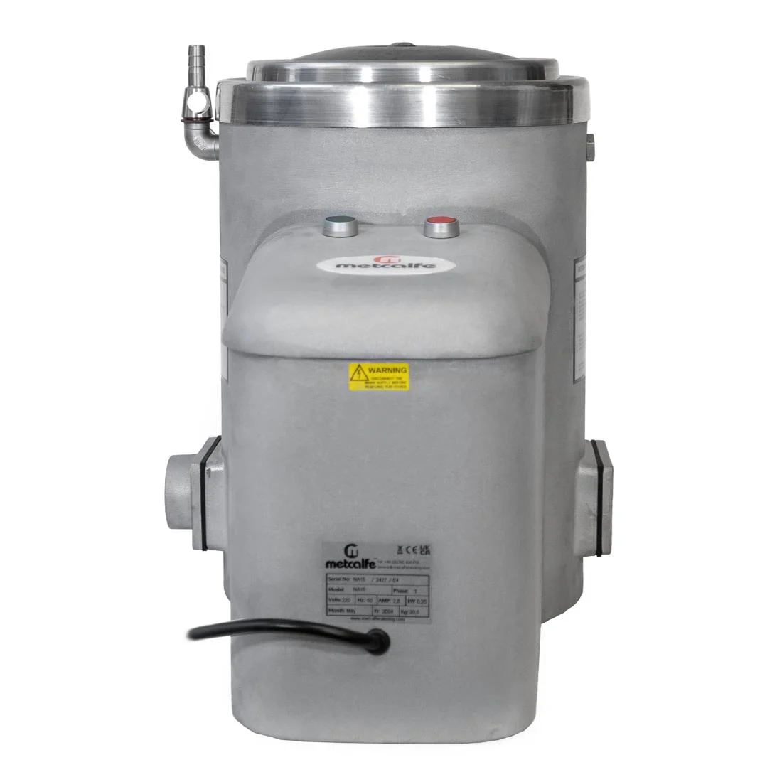 Metcalfe Potato Rumbler Aluminium NA15 with Installation Kit