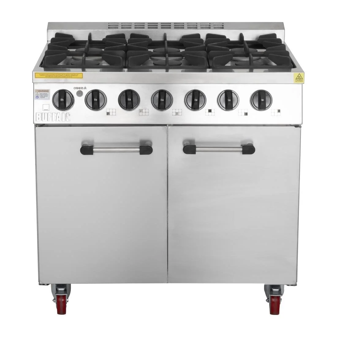 Buffalo 6 Burner Oven Range - Image 2
