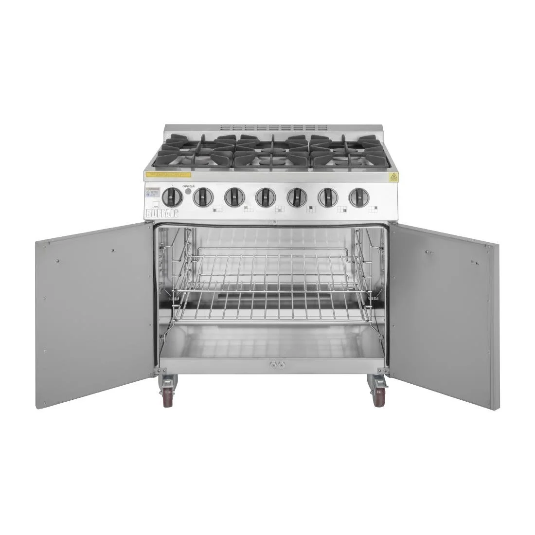 Buffalo 6 Burner Oven Range - Image 4