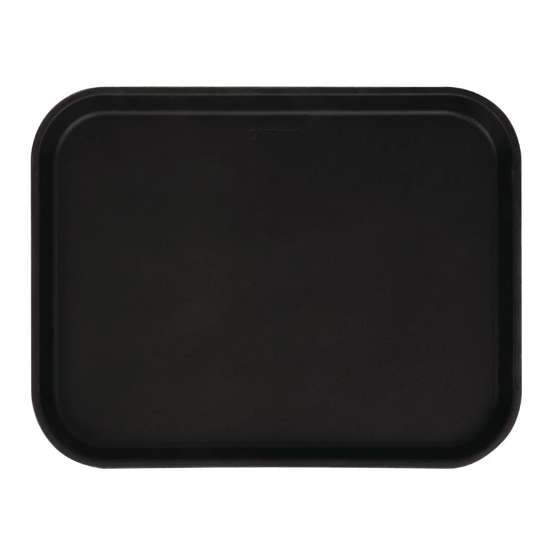 Cambro Camtread Fibreglass Rectangular Non-Slip Tray Black 457mm - Image 1
