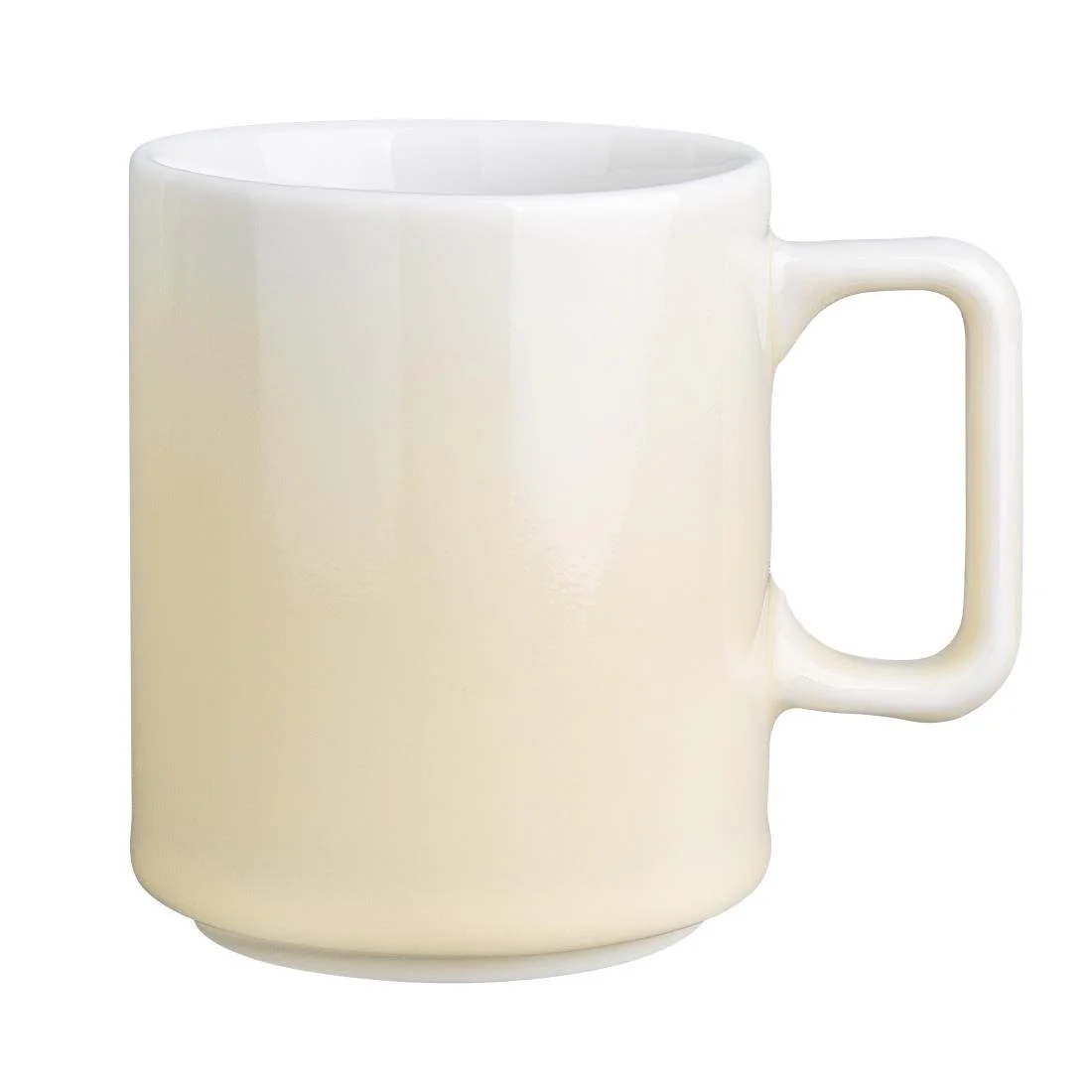Olympia Fondant Mugs Lemon 340ml (6 Pack) - Image 1