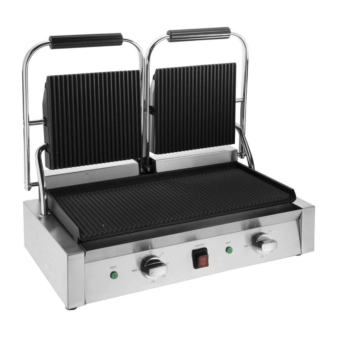 Buffalo Bistro Double Ribbed Contact Grill - Image 4