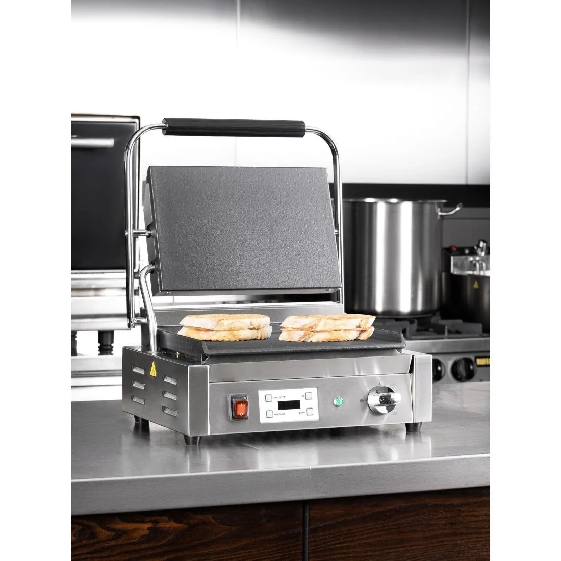 Buffalo Extra Large Contact Grill Single Flat Plate - Image 10