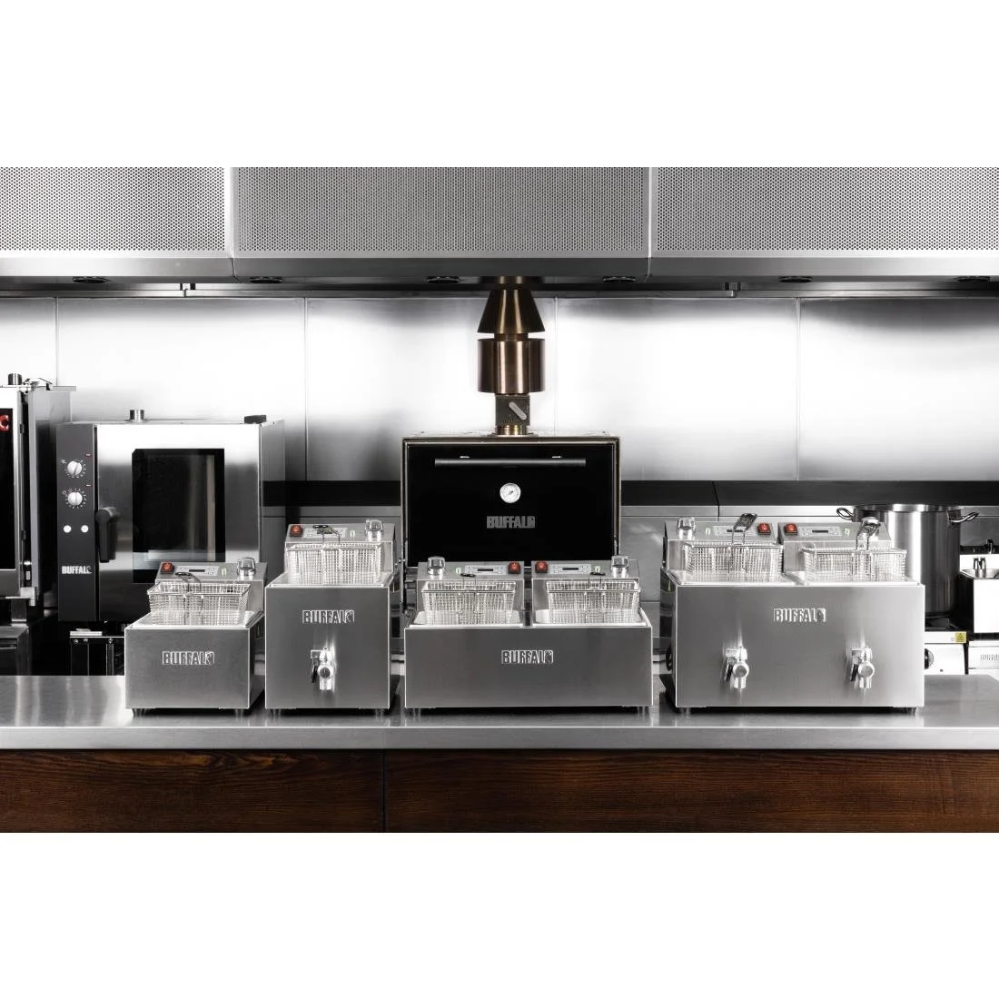 Buffalo Countertop Electric Fryer with Timer 8Ltr - Image 3