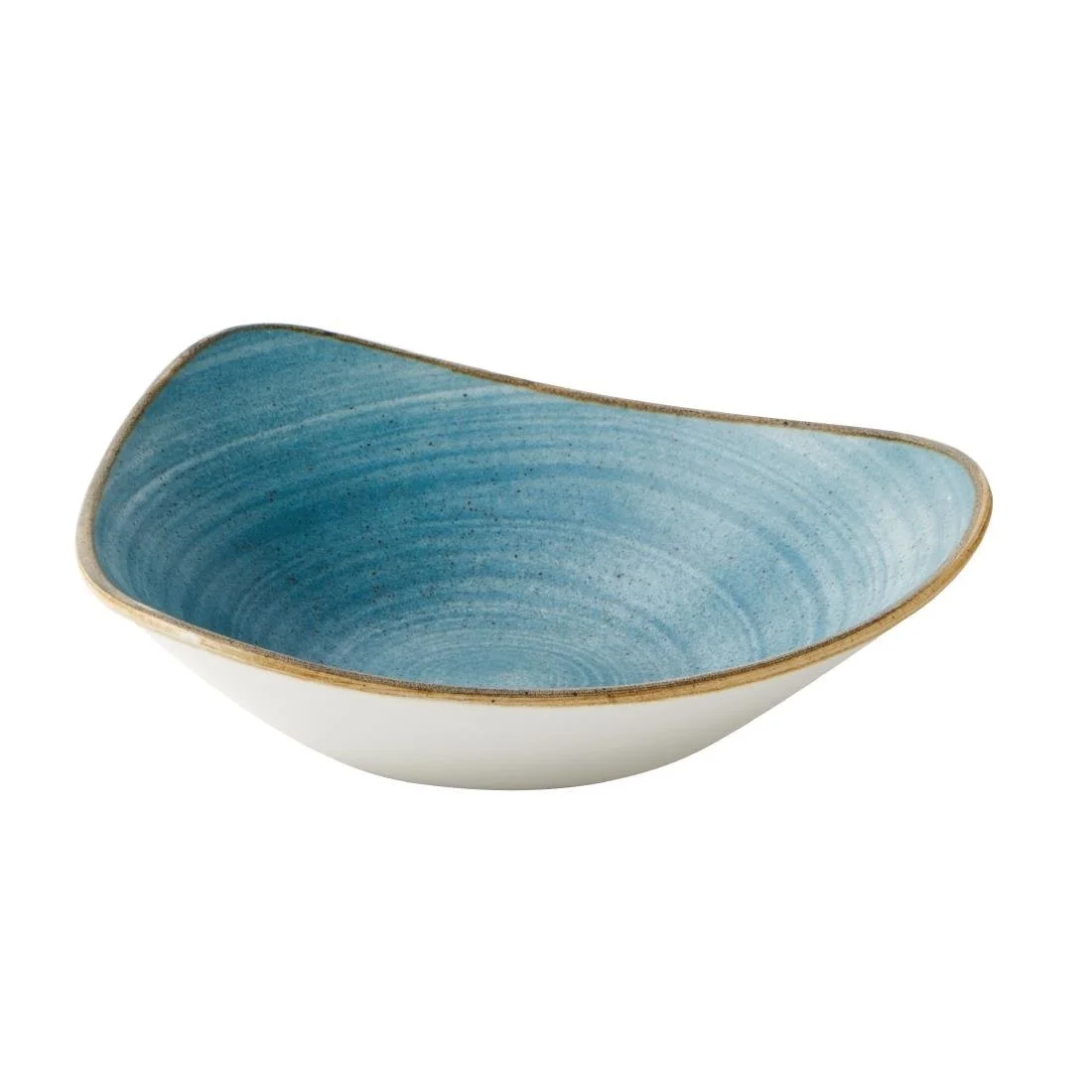 Churchill Stonecast Raw Lotus Bowls Teal 178mm (12 Pack) - Image 2