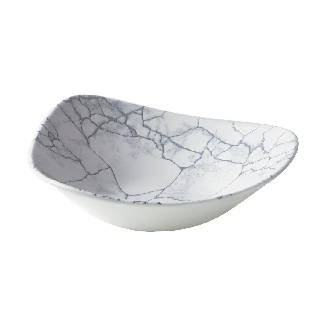 Churchill Studio Prints Kintsugi Pearl Grey Lotus Bowls 228mm (12 Pack) - Image 1