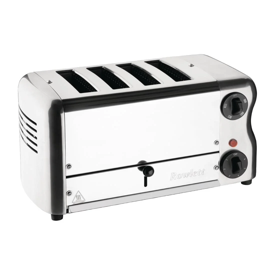 Rowlett Esprit 4 Slot Toaster Chrome w/2x Additional Elements & Sandwich Cage - Image 1