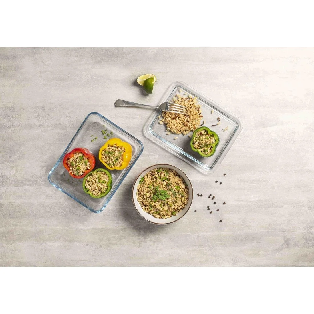 Pyrex Pure Glass Food Storage Container 0.8Ltr - Image 2