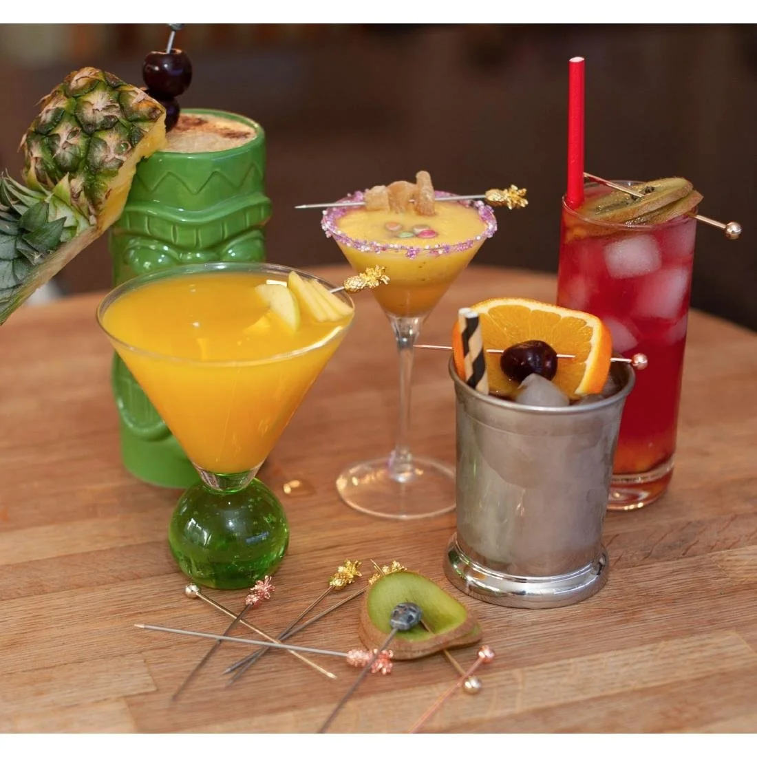 Beaumont Ball Garnish Pick Gold Plated (10 Pack) - Image 3