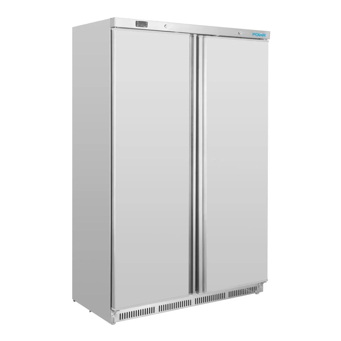 Polar C-Series Double Door Fridge Stainless Steel - Image 1