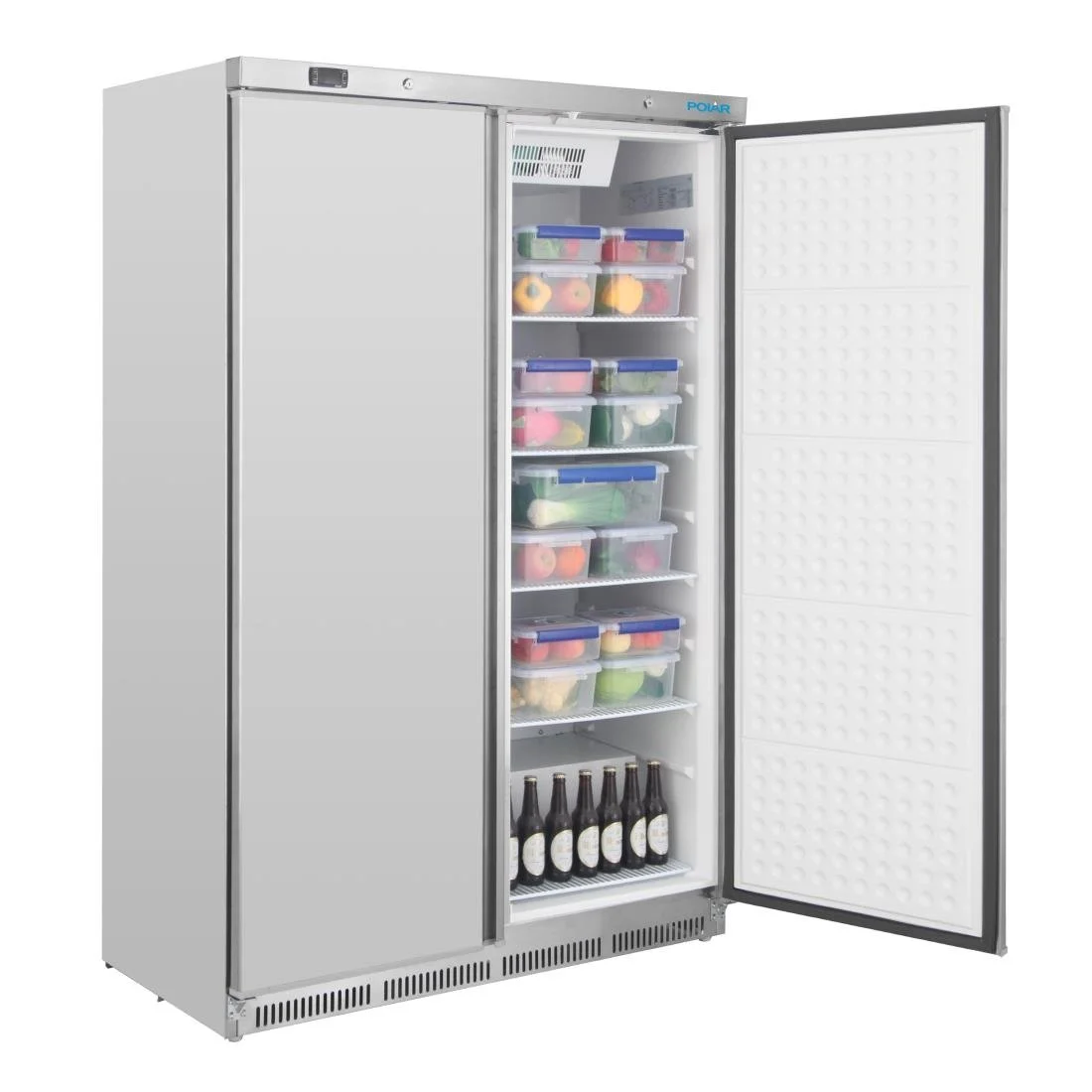 Polar C-Series Double Door Fridge Stainless Steel - Image 5