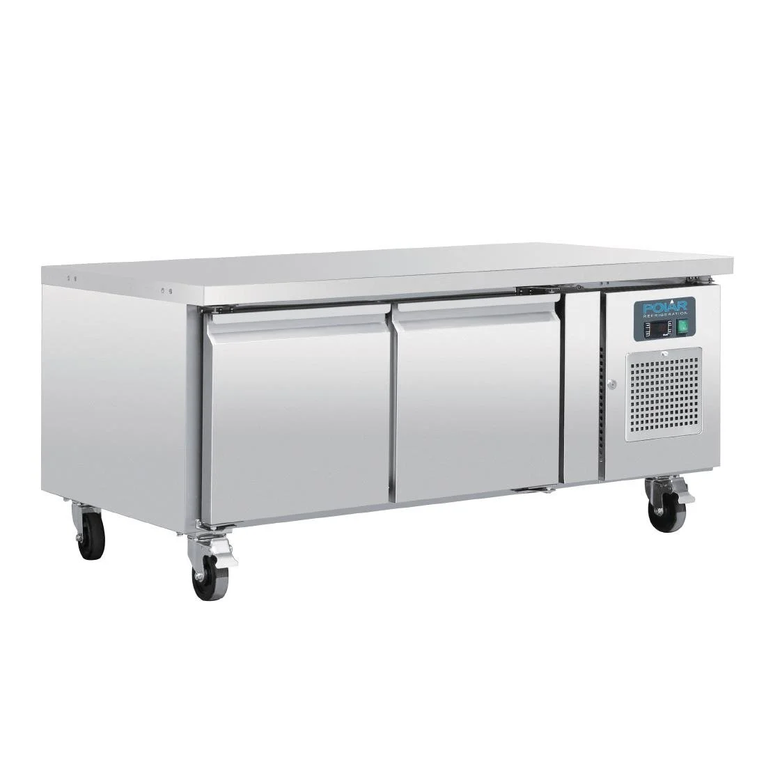 Polar U-Series Double Door Chef Base Counter Fridge - Image 1