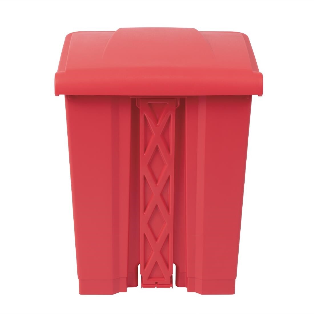 Jantex Kitchen Pedal Bin Red 65Ltr