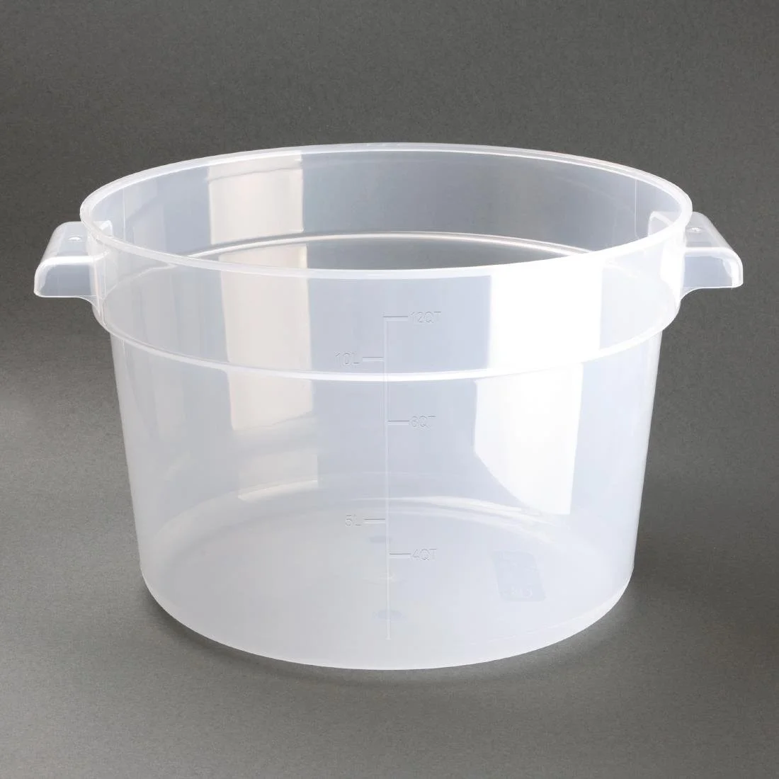 Vogue Polypropylene Round Food Storage Container 10Ltr - Image 1