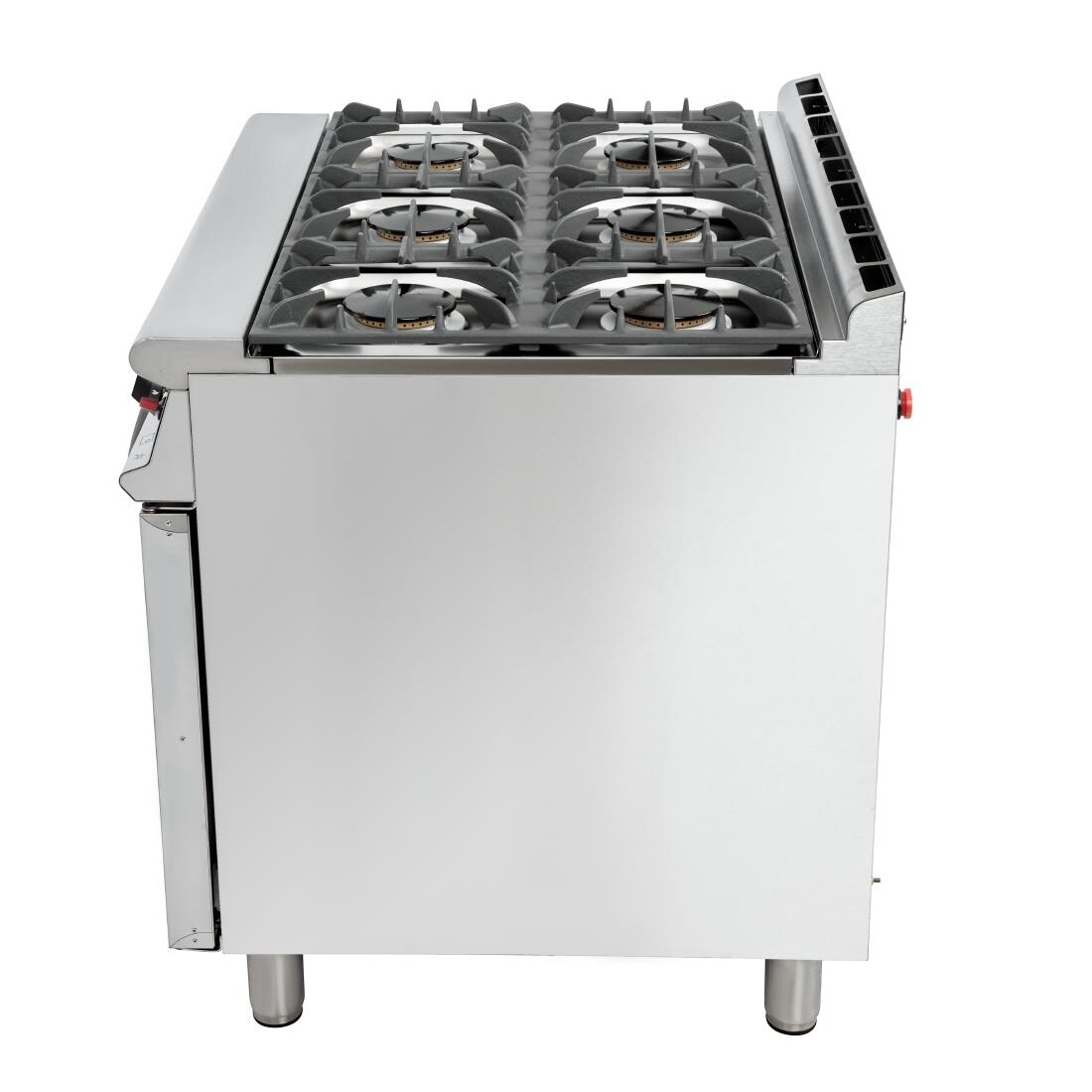 Falcon 6 Burner Dominator Plus Oven Range G3101 Natural Gas with Feet