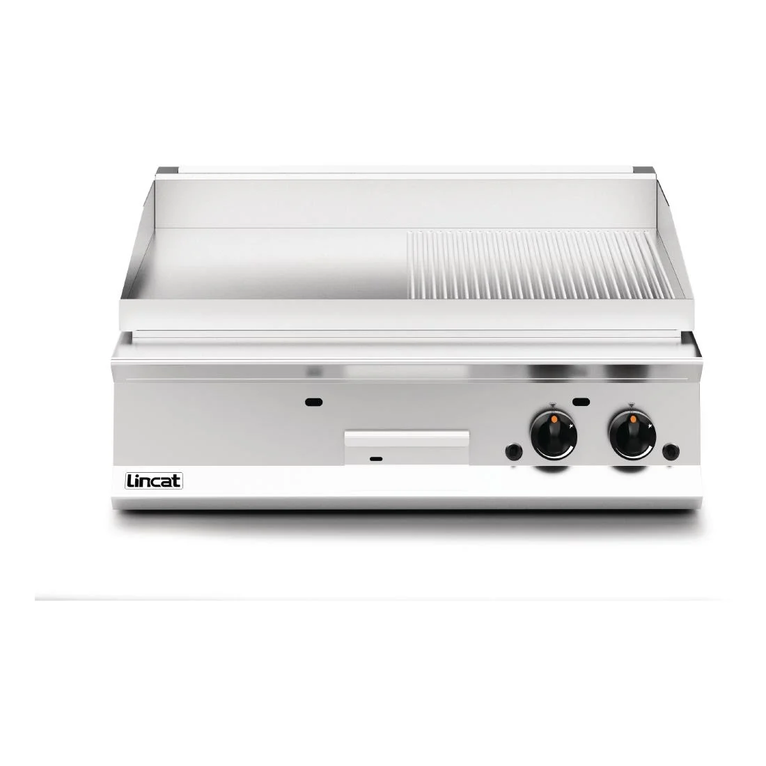 Lincat Opus 800 Half Ribbed Propane Gas Griddle OG8202/R/P