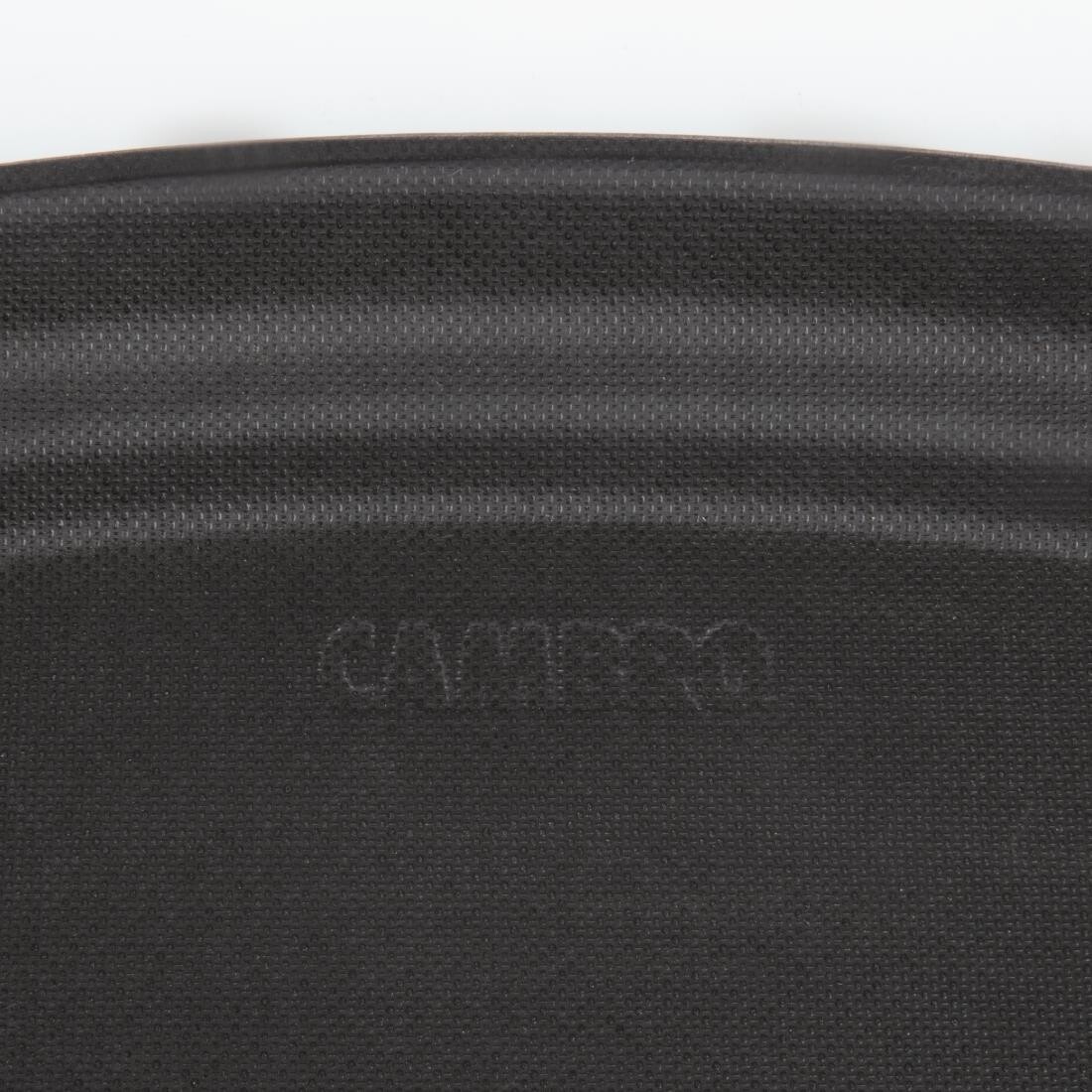Cambro Camtread Large Black Tray Oval 68cm