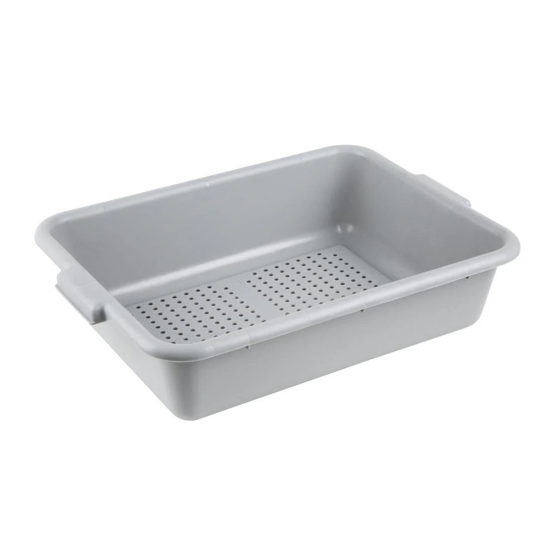 Vogue EDLP Plastic Perforated Storage Box Grey - Image 1