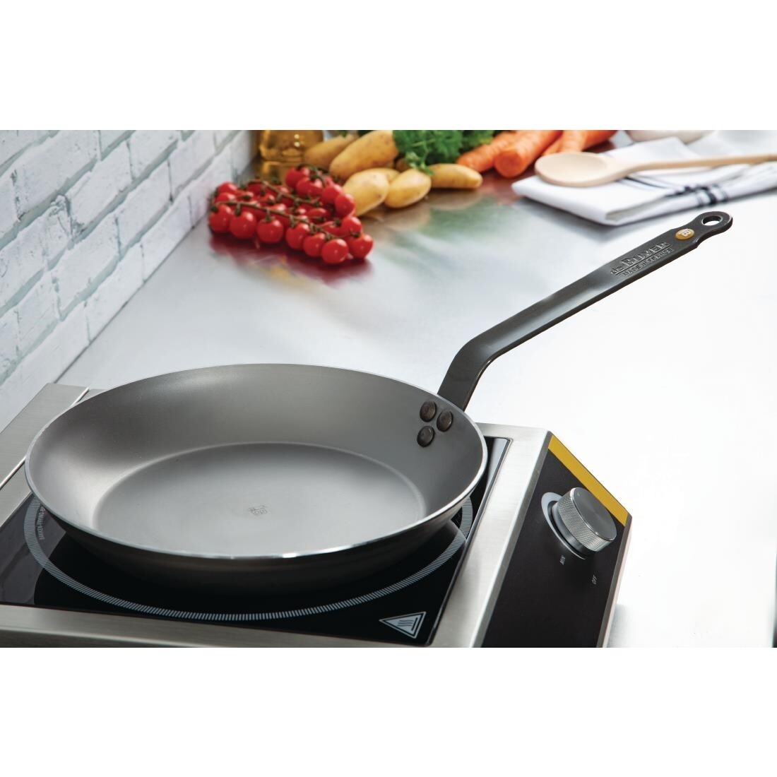 De Buyer Mineral B Black Iron Induction Frying Pan 280mm