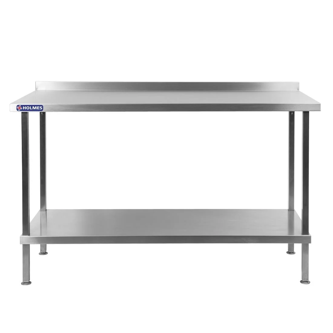 Holmes Stainless Steel Wall Table with Upstand 1500mm