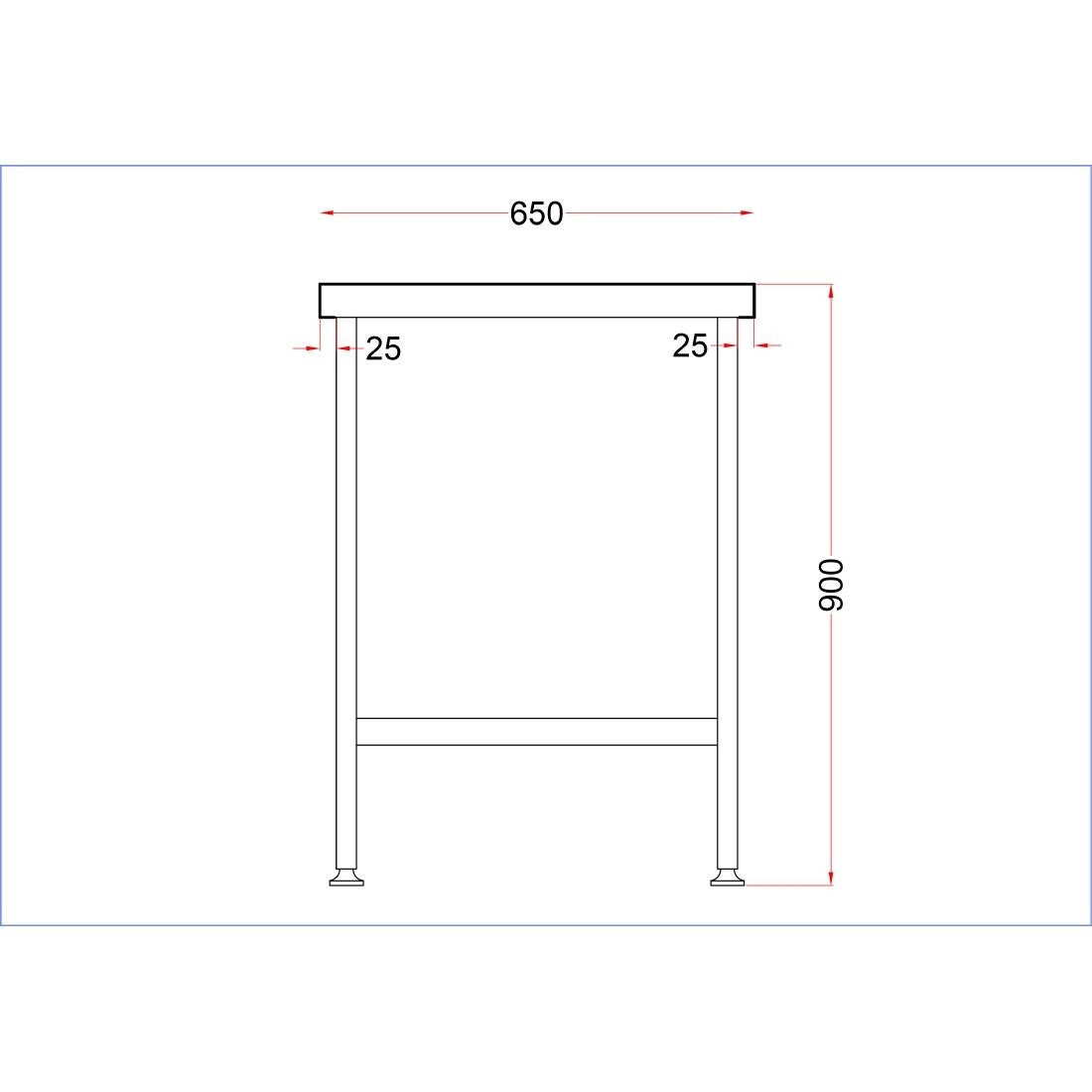 Holmes Stainless Steel Centre Table 1200mm