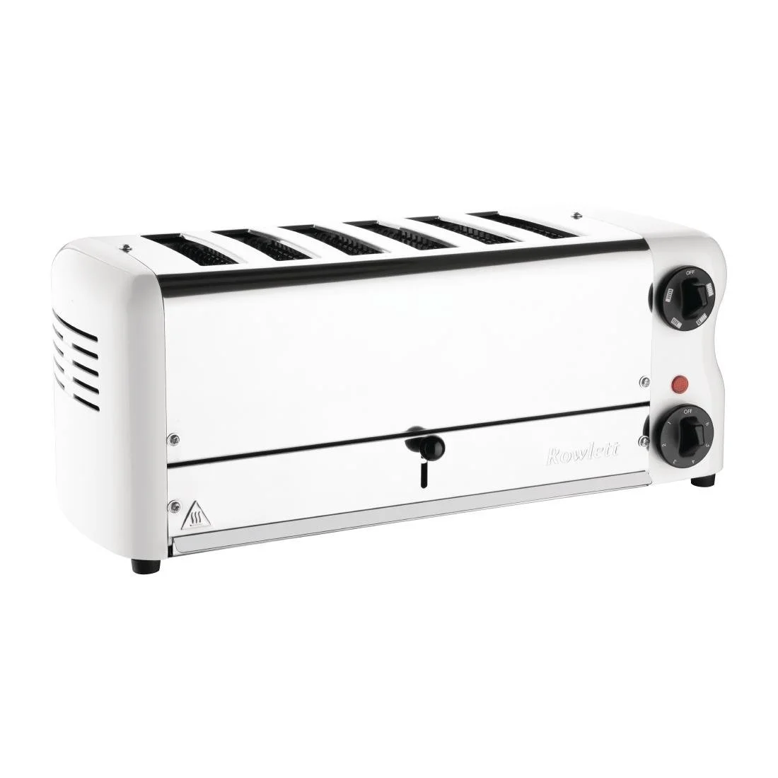 Rowlett Esprit Toaster White 6 Slot w/2x Additional Elements & Sandwich Cage - Image 1