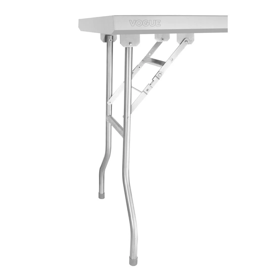 Vogue Stainless Steel Folding Work Table - Image 3