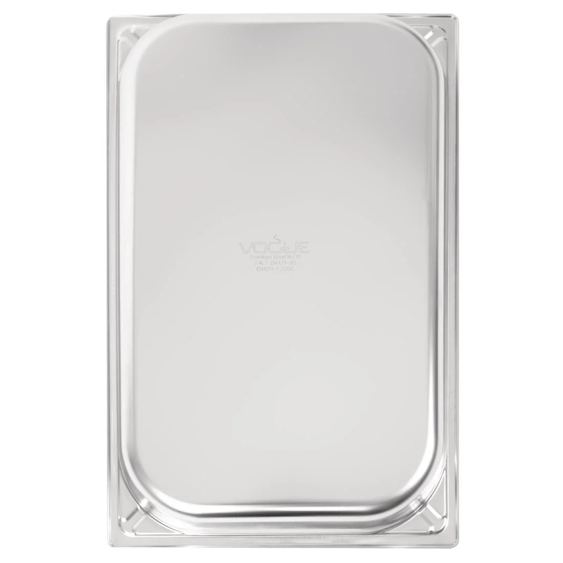 Vogue Heavy Duty Stainless Steel 1/1 Gastronorm Tray 65mm - Image 7