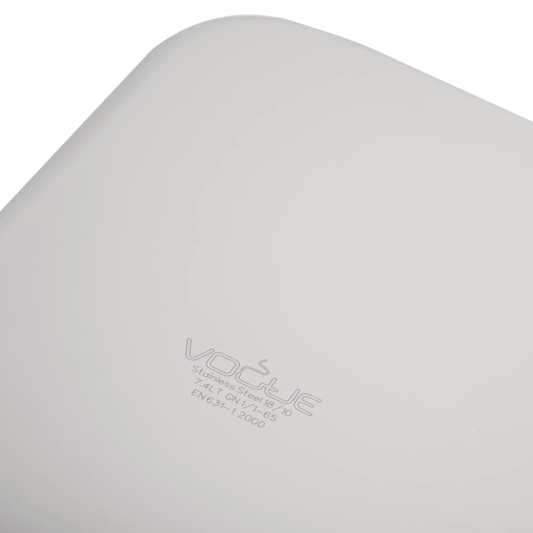 Vogue Heavy Duty Stainless Steel 1/1 Gastronorm Tray 65mm - Image 8