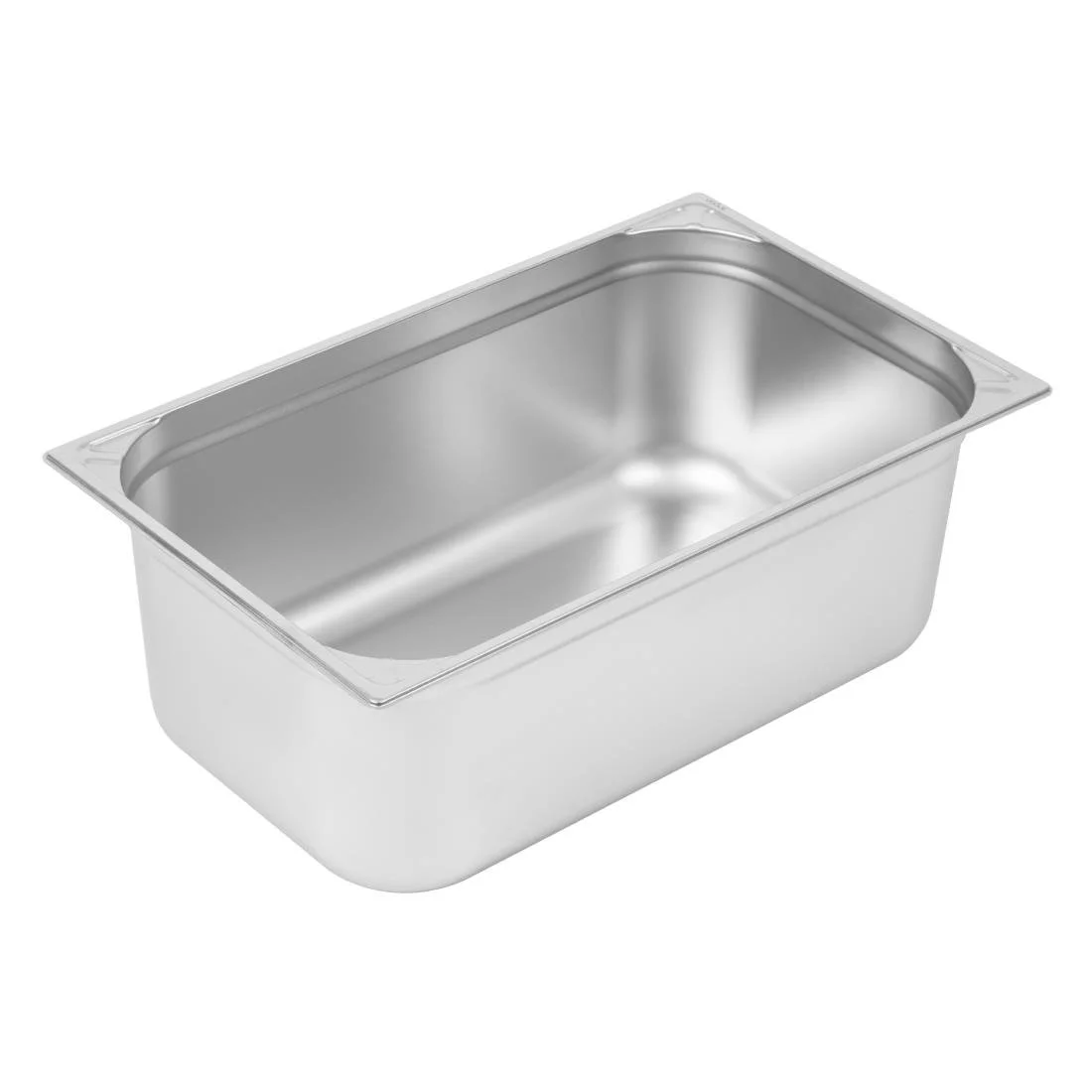 Vogue Heavy Duty Stainless Steel 1/1 Gastronorm Tray 200mm - Image 1