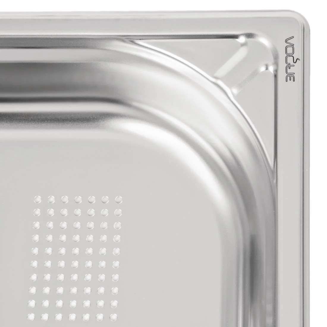 Vogue Heavy Duty Stainless Steel Perforated 1/1 Gastronorm Tray - Image 5