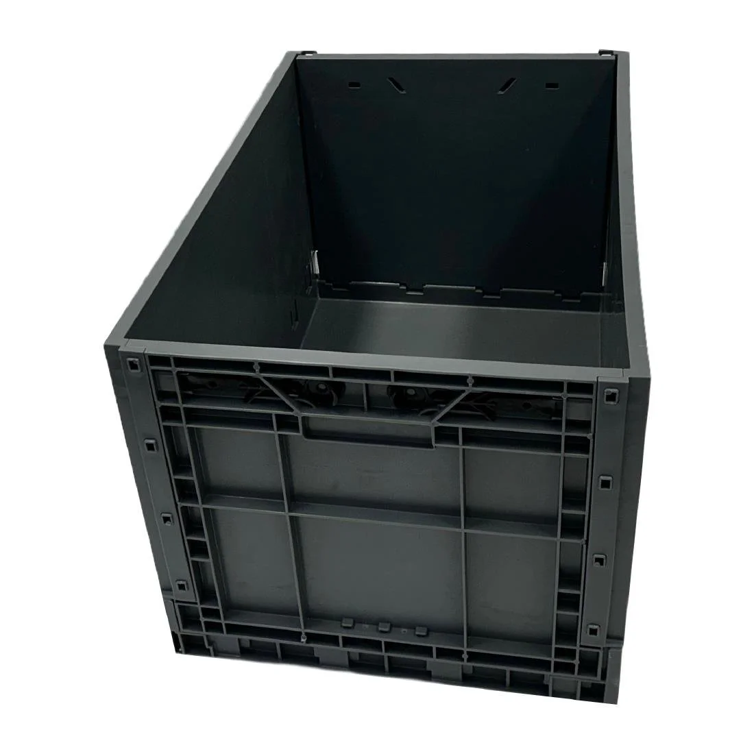 Vogue Plastic Folding Transport Storage Crate 594x396x353mm - Image 6