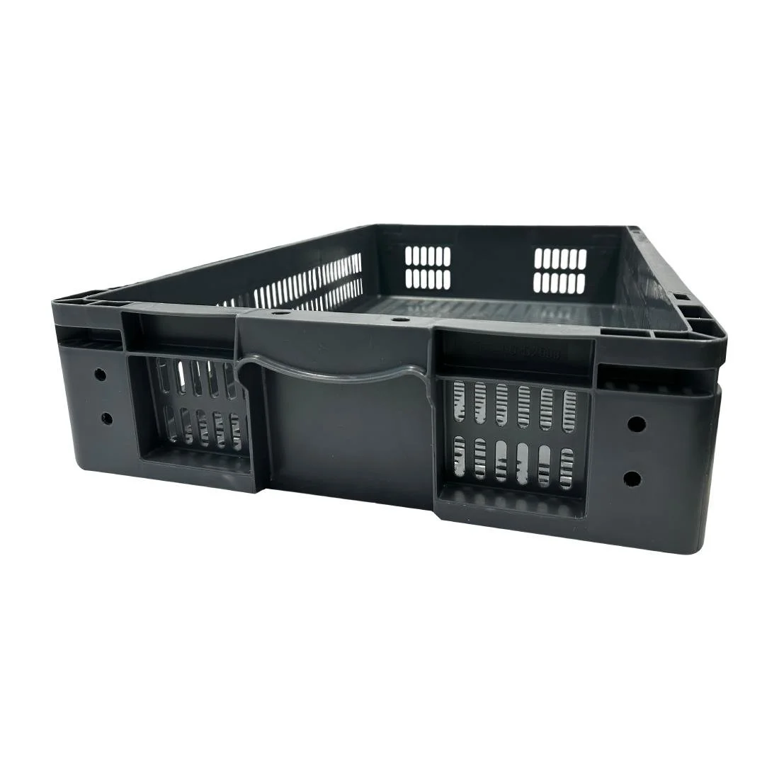 Vogue Perforated Plastic Storage Crate 600x400x120mm - Image 6