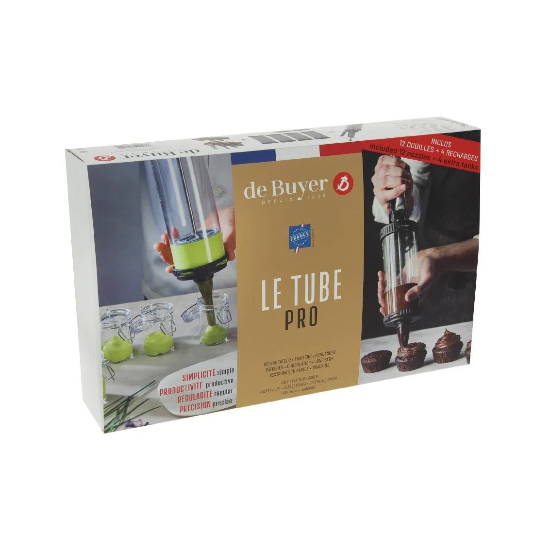 De Buyer Le Tube Pressure Pastry Pro Set - Image 2
