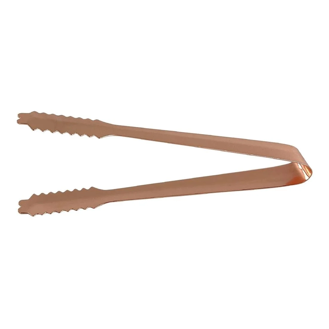 Beaumont Stainless Steel Ice Tongs Copper Plated 175mm