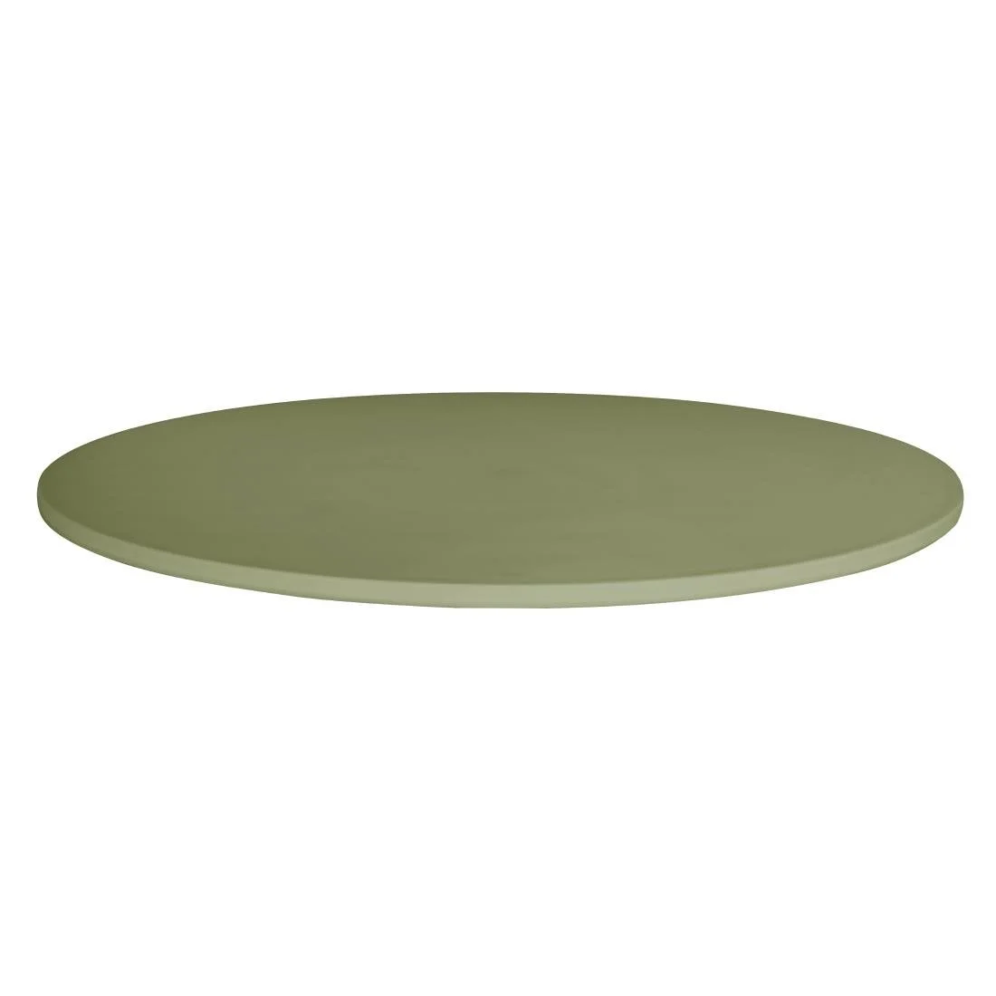Bolero Verona 700mm Round Café Table - Olive Green - Image 2