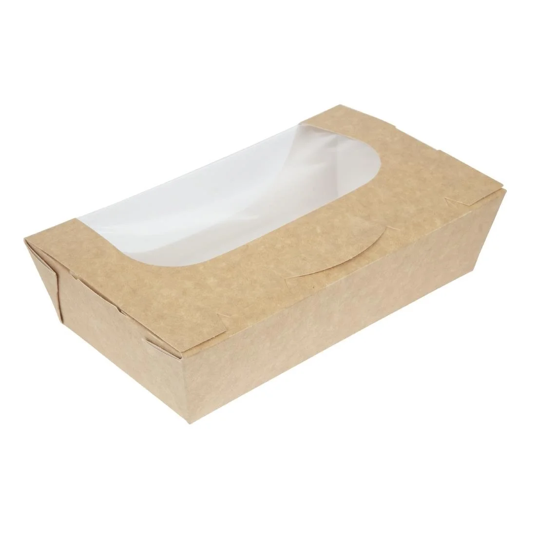 Colpac Recyclable Kraft Tuck-Top Salad Boxes With Window - Image 3