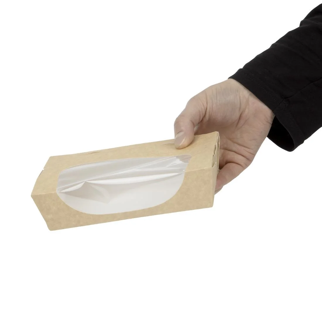 Colpac Recyclable Kraft Tuck-Top Salad Boxes With Window - Image 7