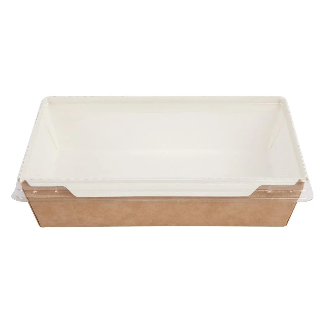 Colpac Fuzione Recyclable Paperboard Food Trays With Lid 1000ml / 35oz - Image 2